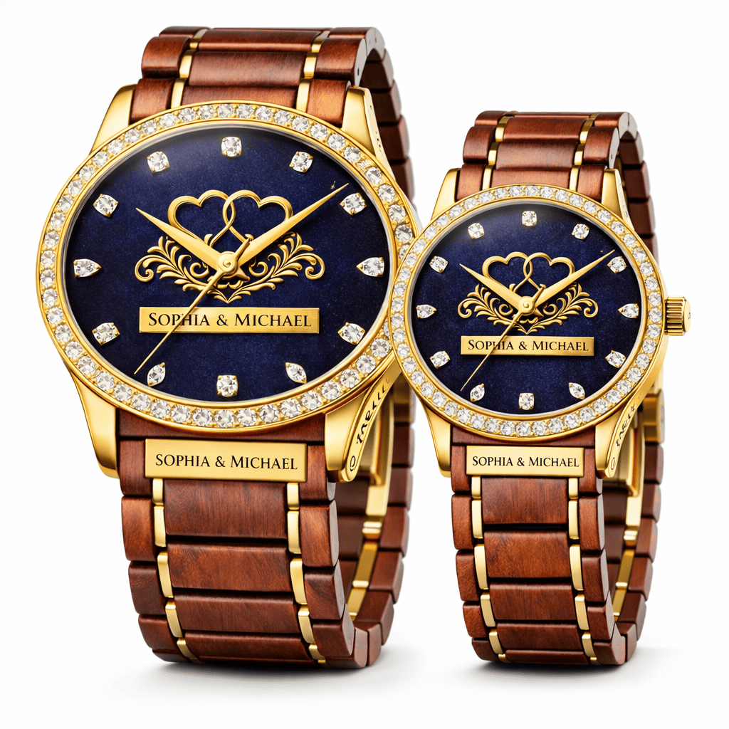 Sandalwood Couple Watch
